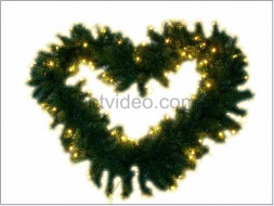 Ели искусственные NEON-NIGHT (307-115) Еловый шлейф искуственный 2, 7 м белые светодиоды