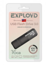 USB флэш-накопитель EXPLOYD EX-16GB-630-Black USB 3.0