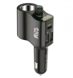 FM трансмиттер AVS F-1001 MP3 плеер + FM трансмиттер с дисплеем (Bluetooth)