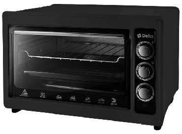 Духовка DELTA D-0123 черная 37л