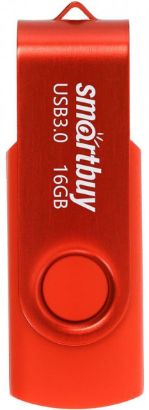 Флэш-напокитель SMARTBUY (SB016GB3TWR) UFD 3.0/3.1 016GB Twist Red