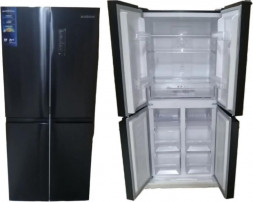 Холодильник SNOWCAP MD NF 400 BI 362л черная сталь