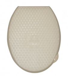 Сиденье для унитаза VIOLET Сиденье для унитаза "Ротанг" (латте) 112020