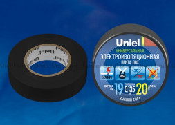Изоляционная лента UNIEL UIT-135P 20/19/01 BLK