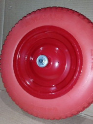 Колесо LWI 3,25(3,00)-8 вн.диам.подш. D16 ПУ колесо для строительной тачки