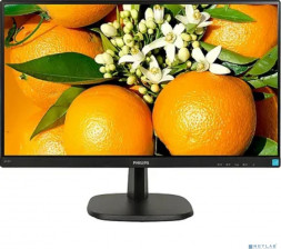 Монитор PHILIPS 23.8" 243V7QDSB (00/01) черный {IPS 1920x1080 5ms 178/178 250cd 10M: 1 D-Sub DVI HDMI}