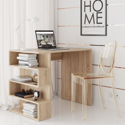 Стол НК-МЕБЕЛЬ STERN стол письменный Т-12 (16 мм) Дуб Сонома 72674940 (1 кор.)