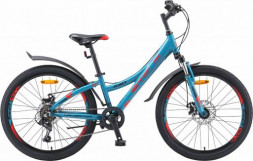 Велосипед STELS Navigator-430 MD 24" V010 LU095478 LU095015 11.5" Голубой 2023