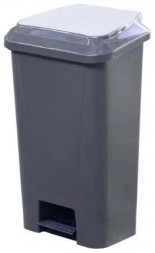 Контейнер ТАРА.РУ МКТ 60 серый ПП мусорный полимерный 60л., в комплекте, с педалью, с пакетодерж. (37806) ТАРА.РУ МКТ 60 серый ПП мусорный полимерный 60л., в комплекте, с педалью, с пакетодерж. (37806)