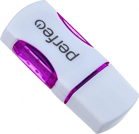 Картридер PERFEO (PF С3797) Micro SD, (PF-VI-R024 Purple) фиолетовый