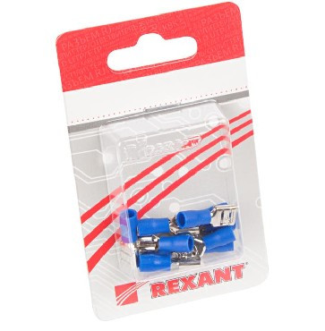 Клемма REXANT (08-0432-10) клемма (гнездо - 5,6мм) 1.5-2.5мм БЛИСТЕР