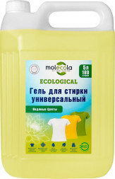 Гель для стирки MOLECOLA Гель для стирки универсальный Водяные цветы 5000 мл, 71034