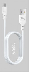 Кабель AKSBERRY X153 для Type-C 2.4A, белый