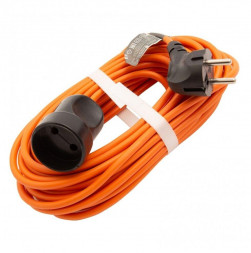 Удлинители силовые СИБРТЕХ 95821 Удлинитель-шнур силовой, б/з, ПВС, 10м, 3500 Вт (16А), 1 розетка, тип УХ16