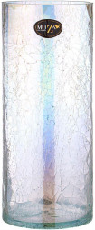 Ваза MUZA ВАЗА ЦИЛИНДР "CRACLE WHITE" ДИАМЕТР 14,6 СМ ВЫСОТА 35 СМ 380-628