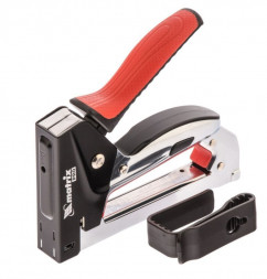 Степлер MATRIX Степлер мебельный, стальной, быстрая загрузка, тип скобы 53, 6-10 мм, PRO 40916