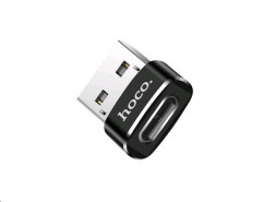 Переходник HOCO UA6 Type-C (m) - USB (m) - черный