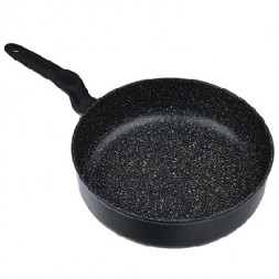 Сковорода SATOSHI Стоун d28см, антипригарное покрытие Мрамор, индукция 846-445