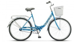Велосипед STELS Pilot-810 26" Z010 LU093334 LU094937 19" Морской волны 2023 + корзина