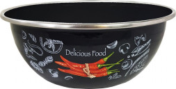 Миска APPETITE 10-0311/6 Chilli эмал 2,5л нерж/об