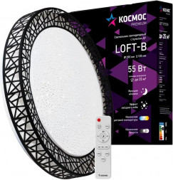 Светодиодный настенно-потолочный светильник КОСМОС KSLofB55W белый