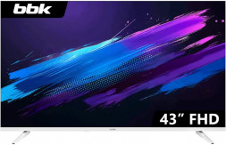 Телевизор BBK 43LEM-1044/FTS2C белый