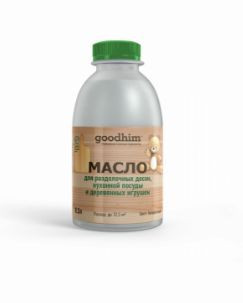 Масло для разделочных досок GOODHIM кухонной посуды и деревянных игрушек 0,5л 70811