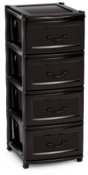 Комод АЛЬТЕРНАТИВА М2443 Эконом 4-х секцион. корич.