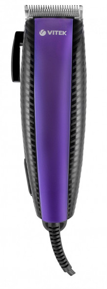 VITEK VT-1357 черный/фиолетовый (насадок в компл:4шт)