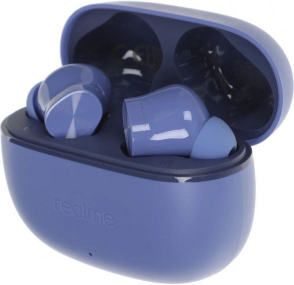 REALME Гарнитура внутриканальные Buds T200 Lite фиолетовый беспроводные bluetooth в ушной раковине (6941764454514)