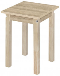 Табурет ЭЛЕГИЯ Табурет ПН ЛДСП (Бесцветный (Лак),Дуб Сонома)