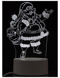 Светильники ночники ENERGY Светильник декоративный EN-NL 25 3D дед Мороз (106258)