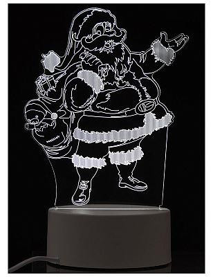 Светильники ночники ENERGY Светильник декоративный EN-NL 25 3D дед Мороз (106258)