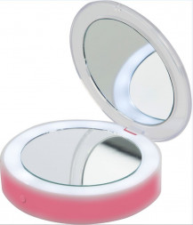 Зеркало косметическое ENERGY EN-702, LED подсветка (159946)