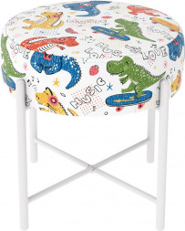 Банкетка SHEFFILTON KIDS SHT-B4 диномикс/белый муар (265793)