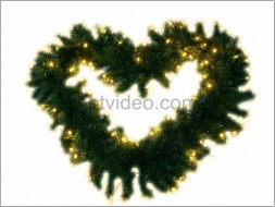 Ели искусственные NEON-NIGHT (307-116) Еловый шлейф искуственный 2, 7 м тепло-белые светодиоды