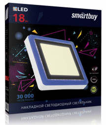 Светильник SMARTBUY (SBLSq1-DLB-18-3K-B) 18w/3000K+B