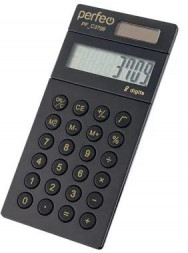 Калькулятор PERFEO (PF_C3709) PF_C3709, 8-разр., черный