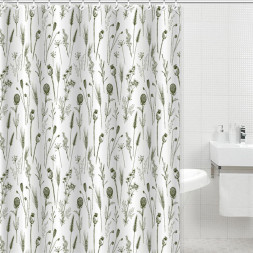 Штора для ванной GOTA ROCIO 00016213 Штора д/ванной комнаты Flower and Plant 180*180 1/25