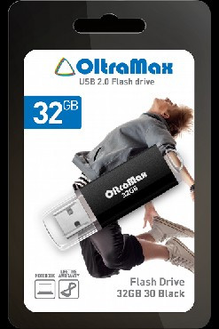 USB флэш-накопитель OLTRAMAX OM032GB30-В черный