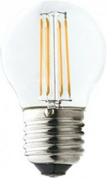 Лампа светодиодная ECOLA N4PW70ELC globe LED Premium 7W/G45/E14/2700K 360° filament теплый белый