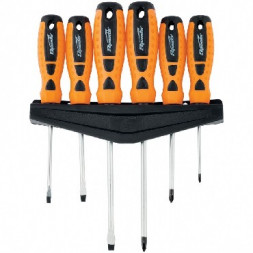 Отвертки (наборы) SPARTA Набор отверток "Point", CrV, двухкомпонентные рукоятки, 6 шт. 11782