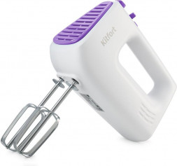 Миксер KITFORT КТ-3067-1 белый/фиолетовый