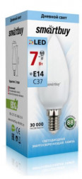 Светодиодная (LED) Лампа SMARTBUY (SBL-C37-07-60K-E14) 7W/6000/E14