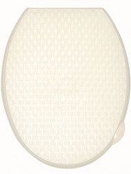 Сиденье для унитаза VIOLET Сиденье для унитаза "Ротанг" (слоновая кость) 112026