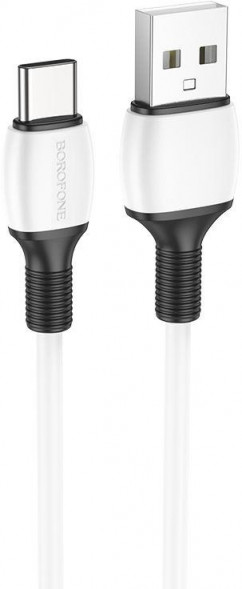 BOROFONE (6974443386813) BX84 USB 3.0A для Type-C White 1 м