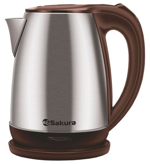 Чайник электрический SAKURA SA-2161C (1.8) нерж+кофейн