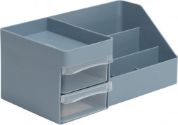 Органайзер VIOLET для косметики (серо-синий /прозрачный) 330049
