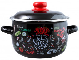 Кастрюля APPETITE 1RC181M Gazpacho эмал сфер 3,0л
