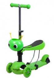самокат NOVATRACK 120S.DISCOKIDS.GN9 Disco-kids зеленый 135205
